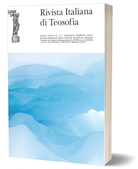 Pubblicato il numero di gennaio-febbraio della Rivista Italiana di Teosofia
