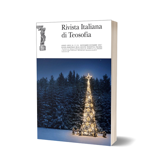 Pubblicato il numero di novembre-dicembre della Rivista Italiana di Teosofia